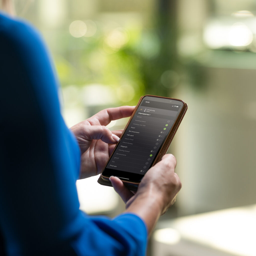 Alarmsystemen 1 Alarmsysteem via smartphone