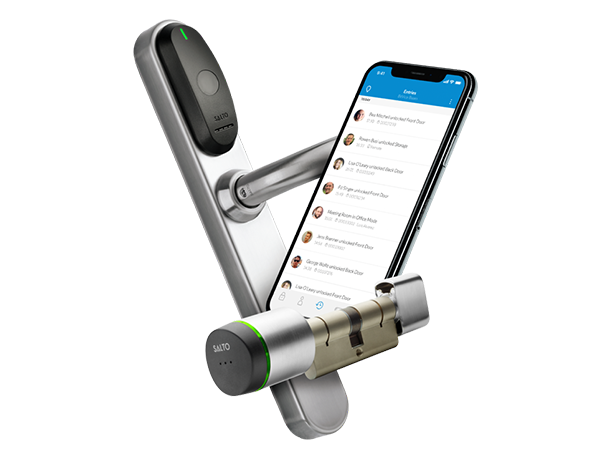 Toegangscontrole voor thuis 2 Media TOEGANGSCONTROLE SALTO beheer via app 2