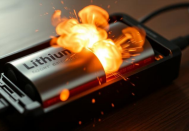 Lithium-ion batterijen en brandveiligheid