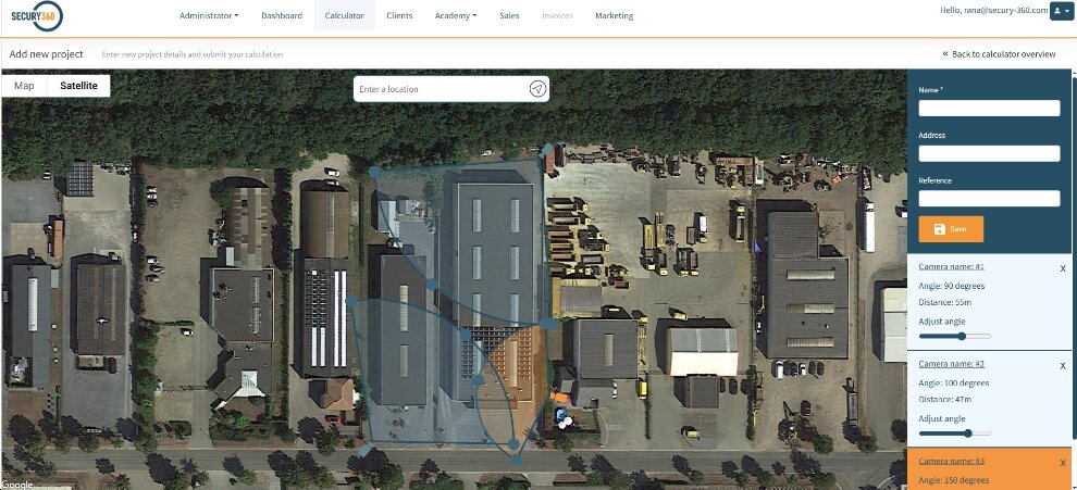 AI-camerabewaking 5 Cloudportaal voor het beheer van zones en privacymaskers van AI-camerabewaking