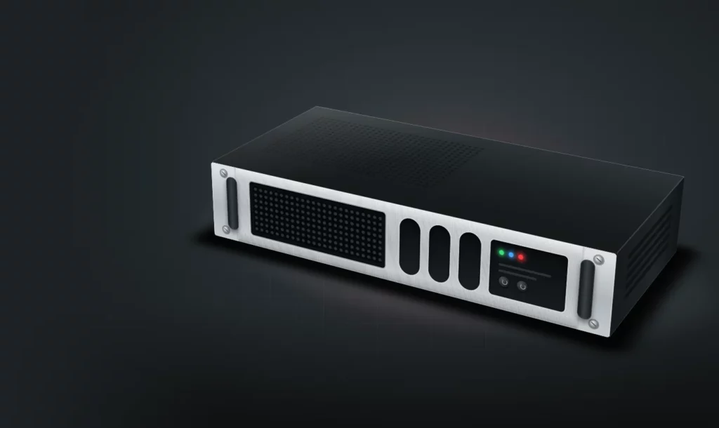 Camerabeelden opslaan: verzekerde opname 1 Rack-opnametoestel (NVR/opnameserver) voor het veilig opslaan van camerabeelden